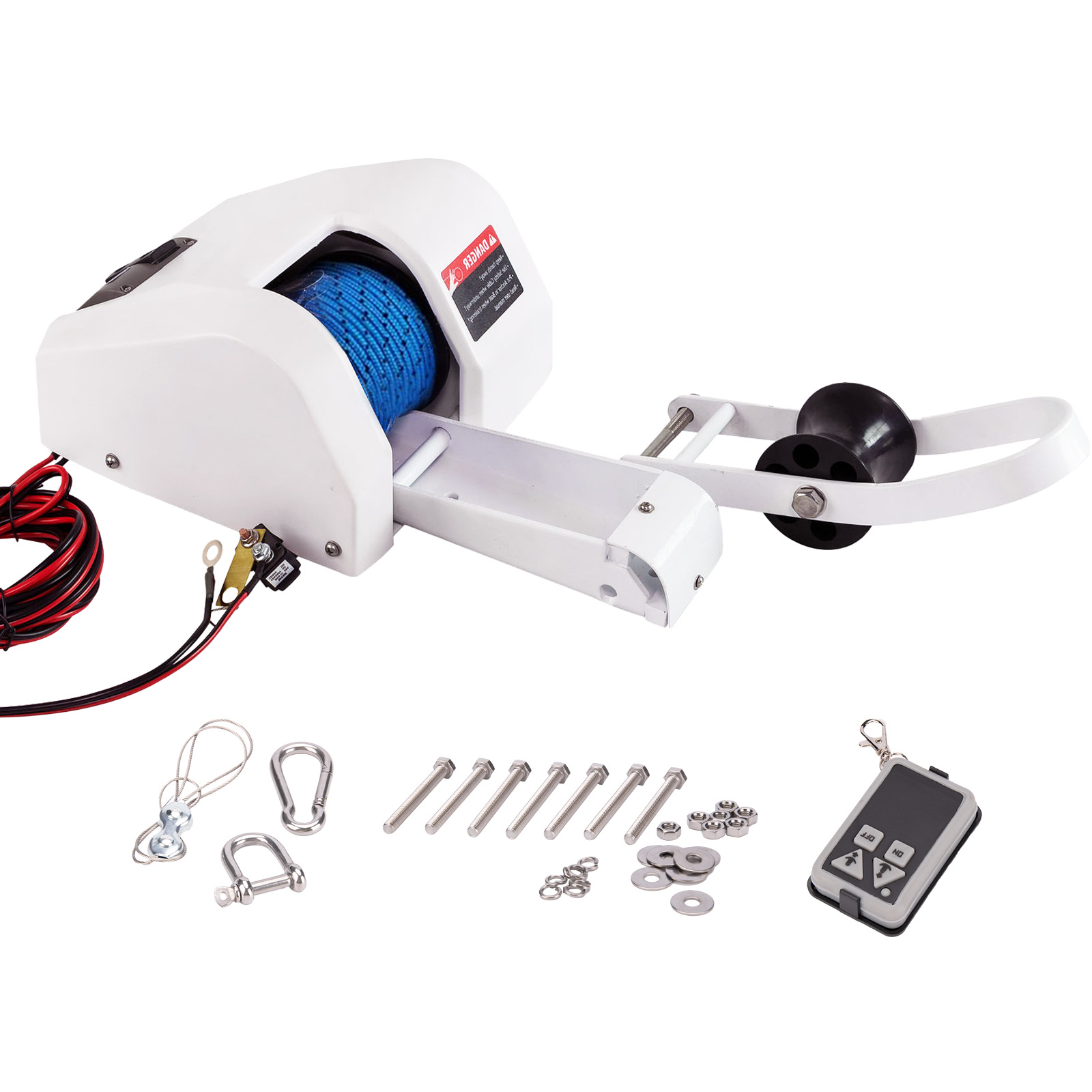 Fishing Boat Steering Wheel - Electric Anchor Winch for Pontoon Boat