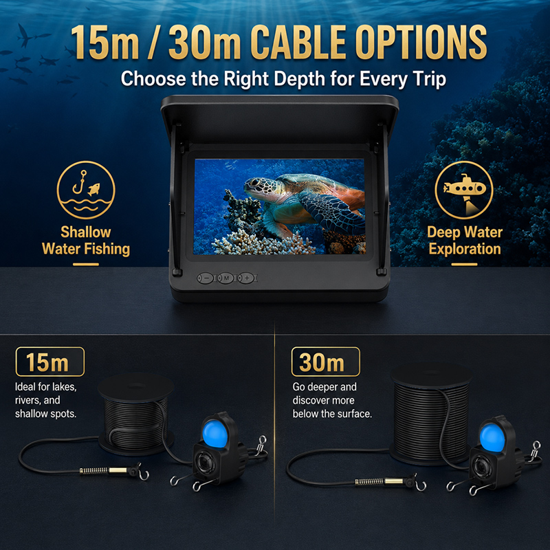 Fish Finder Underwater Camera  - Fishing Boat Depth Finder recension och pris