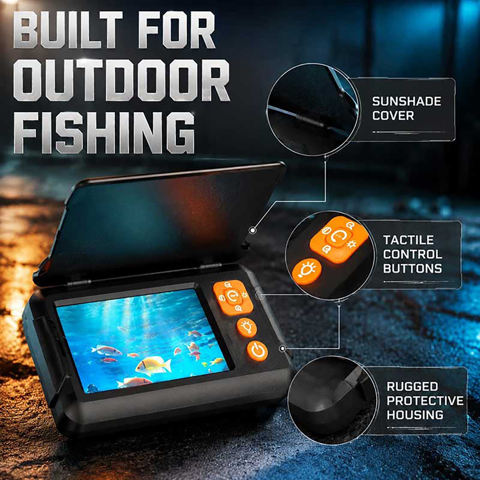 1080P HD Fish Finder Underwate - Fishing Boat Depth Finder recension och pris
