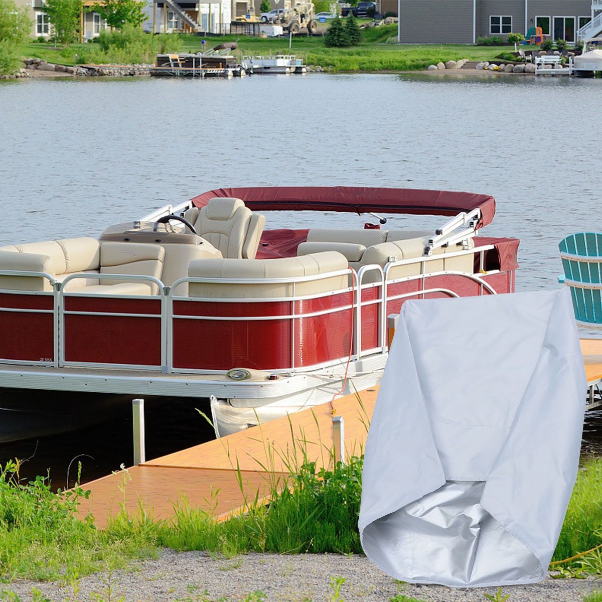Boat Seat Cover White Oxford F - Fishing Boat Seat recension och pris